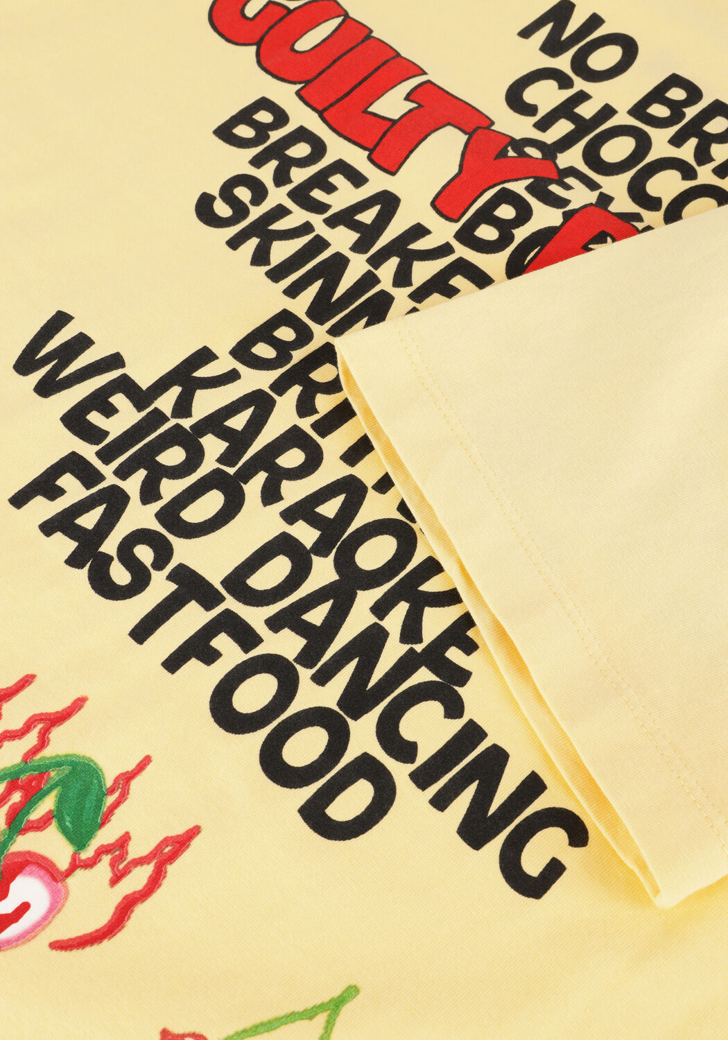 HARPER & YVE T-shirt GUILTYLIST-SS en jaune - large