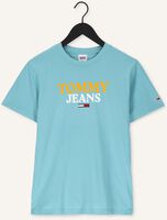 Lichtblauwe TOMMY JEANS T-shirt TJM ENTRY GRAPHIC TEE Lichtblauwe TOMMY JEANS T-shirt TJM ENTRY GRAPHIC TEE - medium