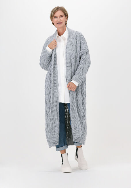 SIMPLE Gilet PISO en gris - large