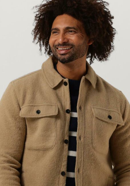 ANERKJENDT Surchemise AKLION BOILED WOOL OVERSHIRT Sable - large