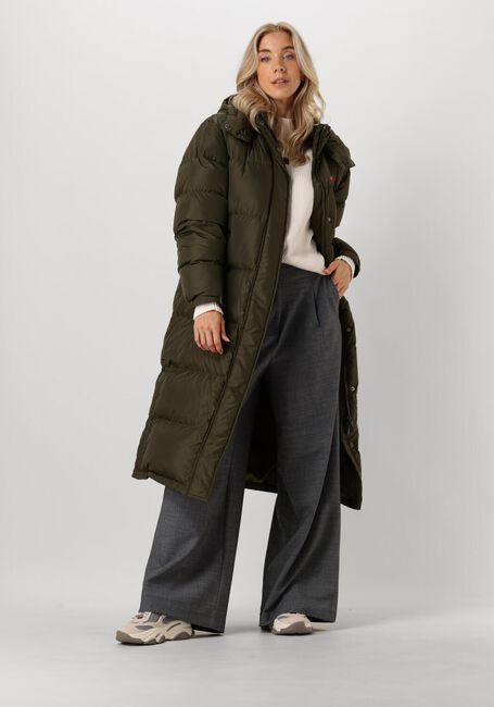TOMMY JEANS Veste matelassé TJW ALASKA LONG PUFFER en vert - large