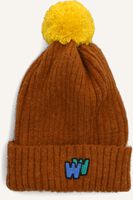 Bruine WANDER & WONDER Muts POM POM BEANIE Bruine WANDER & WONDER Muts POM POM BEANIE - medium
