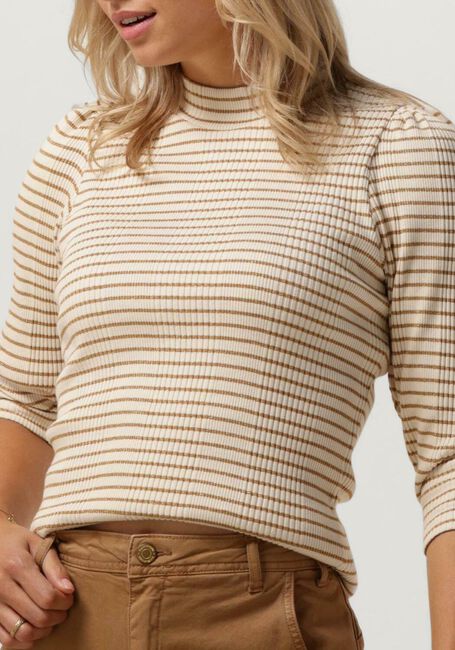 SUMMUM T-SHIRT MOCK NECK LUREX RIB Hauts & T-shirts en blanc - large