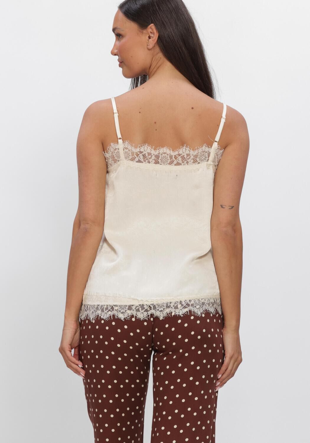 YDENCE TOP CALLIE Hauts & T-shirts &Eacute;cru - large