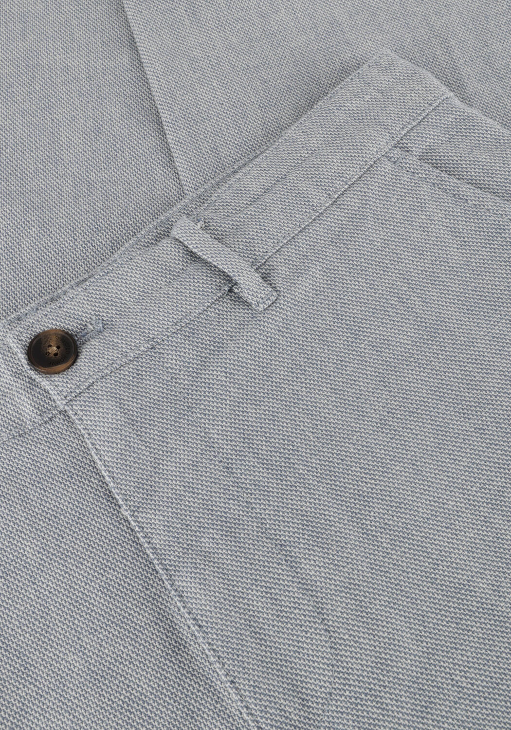 Lichtgrijze SELECTED MEN Chino SLH175-SLIM MILES STRUCTURE DYED PANT - large