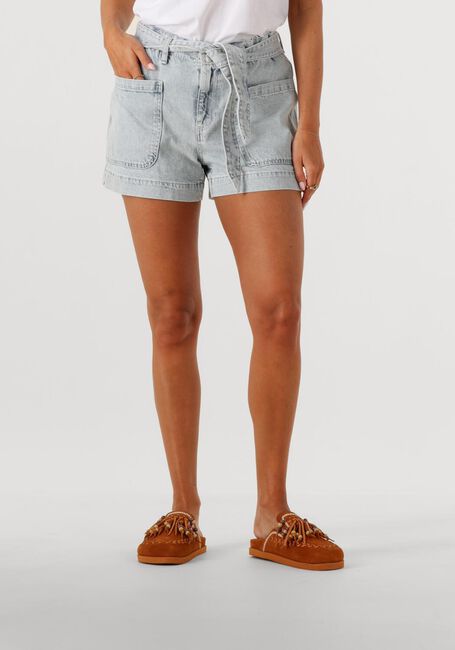 CATWALK JUNKIE Pantalon courts DENIM SHORT WITH ELASTIC WAISTBAND Bleu clair - large
