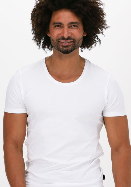 PUREWHITE T-shirt ESSENTIAL TEE U NECK en blanc - large