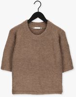 Taupe CO'COUTURE Trui MOTO SHORTIE KNIT