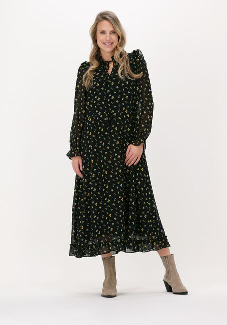 MOVES Robe midi JALINA DRESS 2426 en noir - large