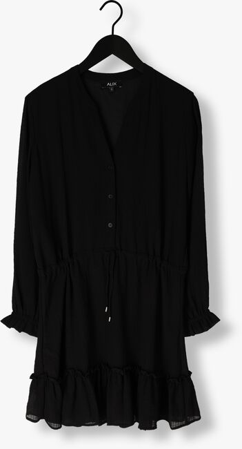 ALIX THE LABEL Mini robe LADIES WOVEN STRUCTURED CHIFFON DRESS en noir - large