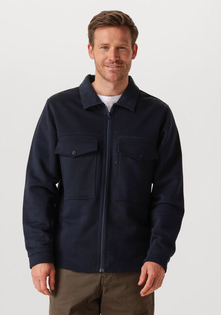 BUTCHER OF BLUE Surchemise PERRY ZIP OVERSHIRT Bleu foncé - large