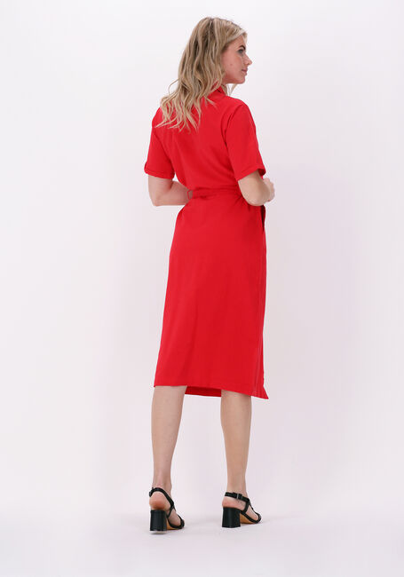 CC HEART Robe midi LINEN SAFARI DRESS en rouge - large