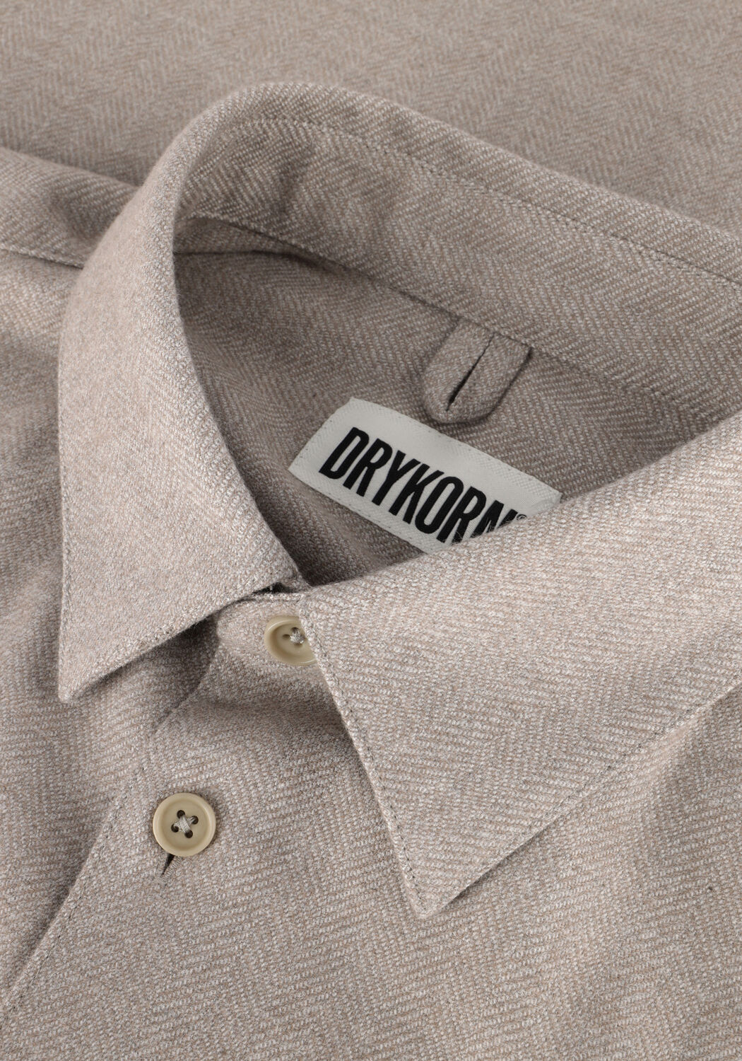 DRYKORN Chemise d&eacute;contract&eacute; RAMIS en beige - large
