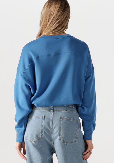 Blauwe MSCH COPENHAGEN Trui MSCHDALVINA IMA Q SWEATSHIRT - large