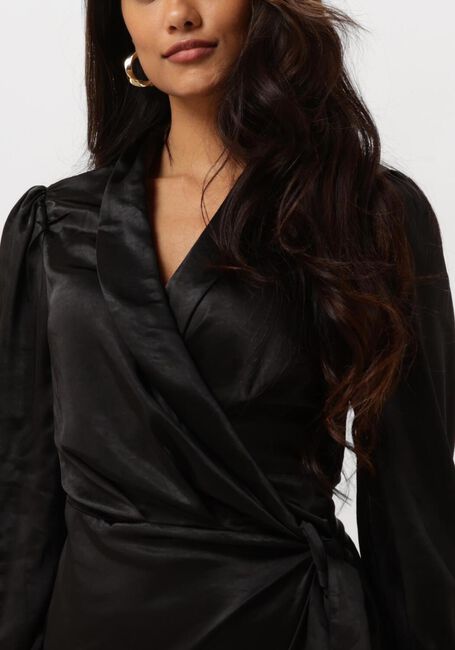 NOTRE-V Robe midi NV-DORISSA SATIN DRESS en noir - large
