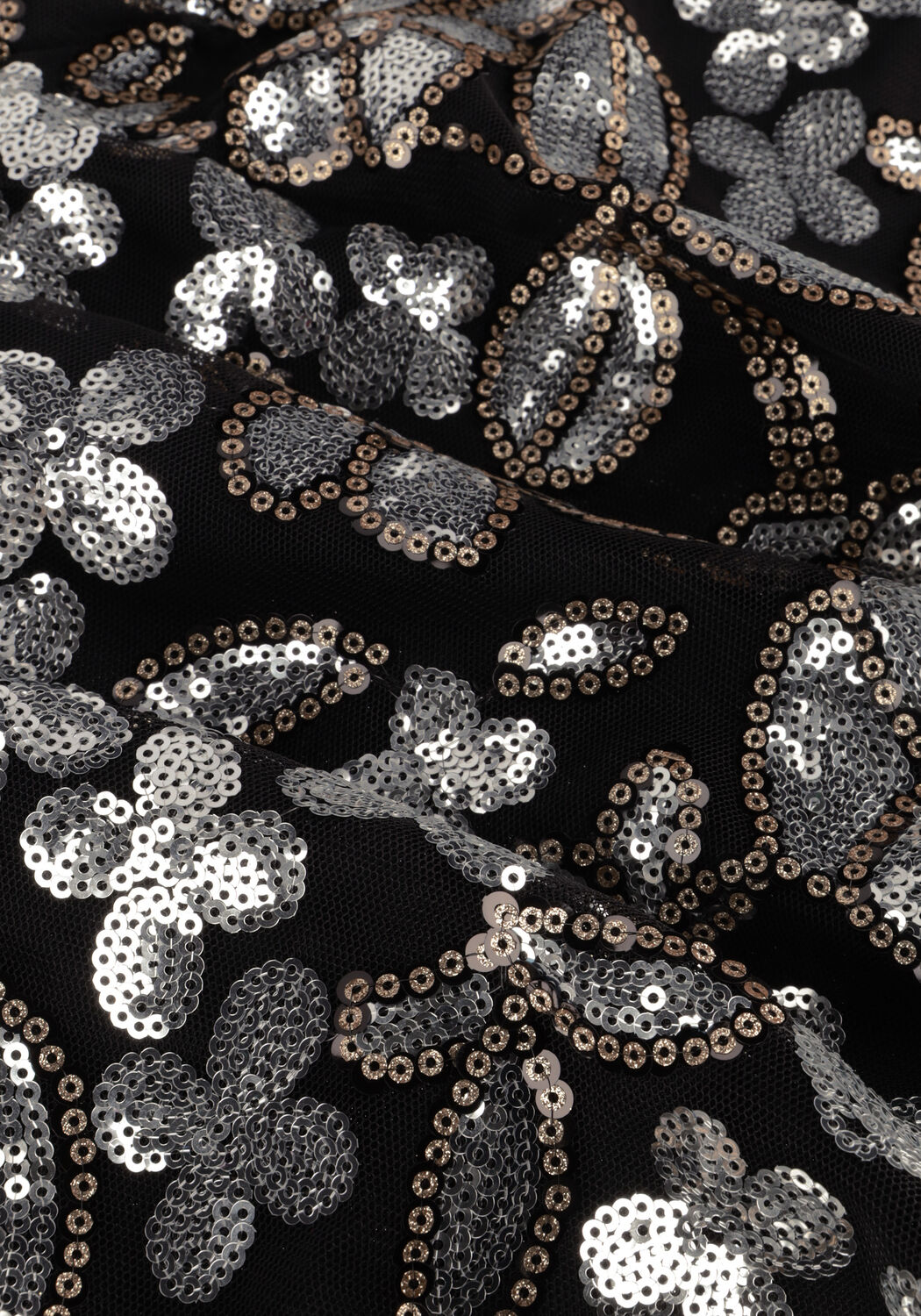 AMMEHOELA Mini-jupe AM.DOLLY.05 en argent - large