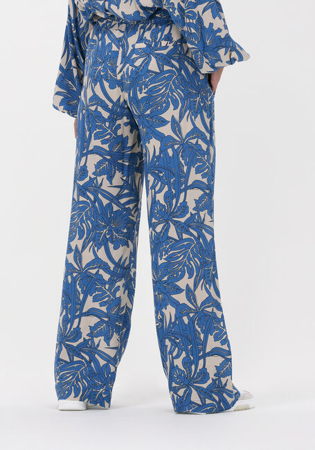 BY-BAR Pantalon large MOBY JUNGLE PANT en bleu - large