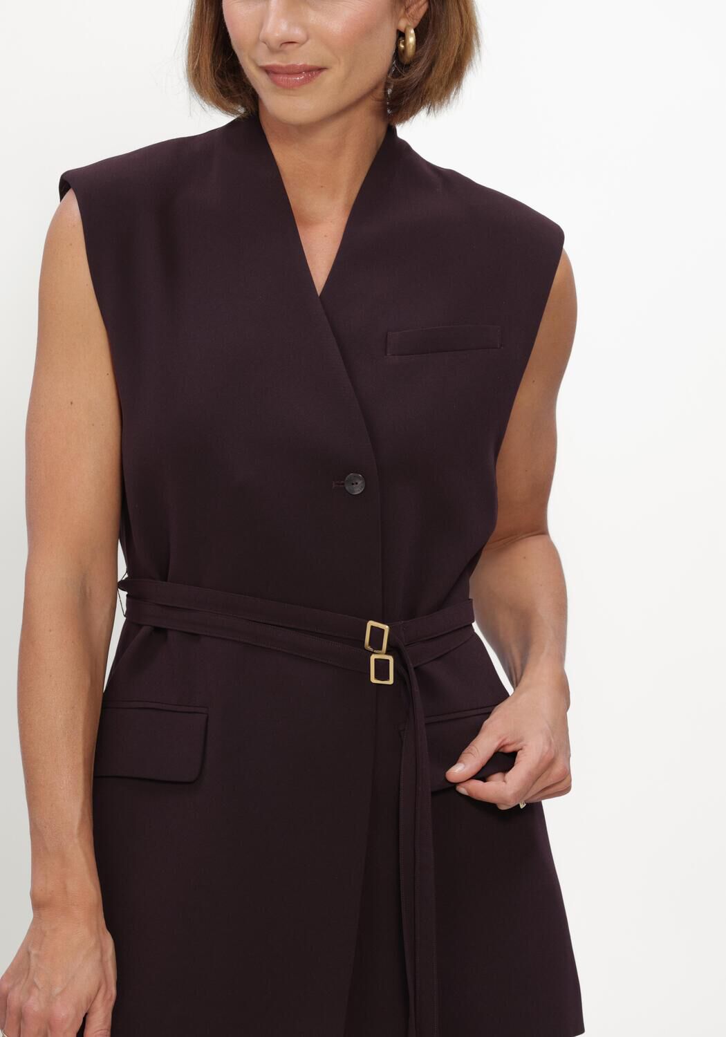 BEAUMONT Blazer FRAN GILET Bordeaux - large