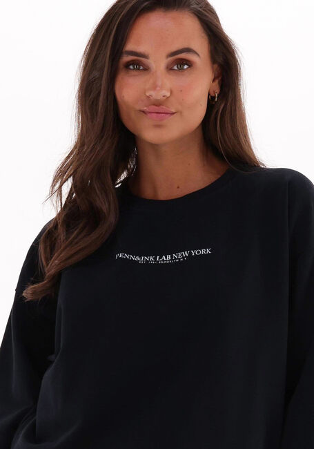 Zwarte PENN & INK Sweater S22F1103LAB - large