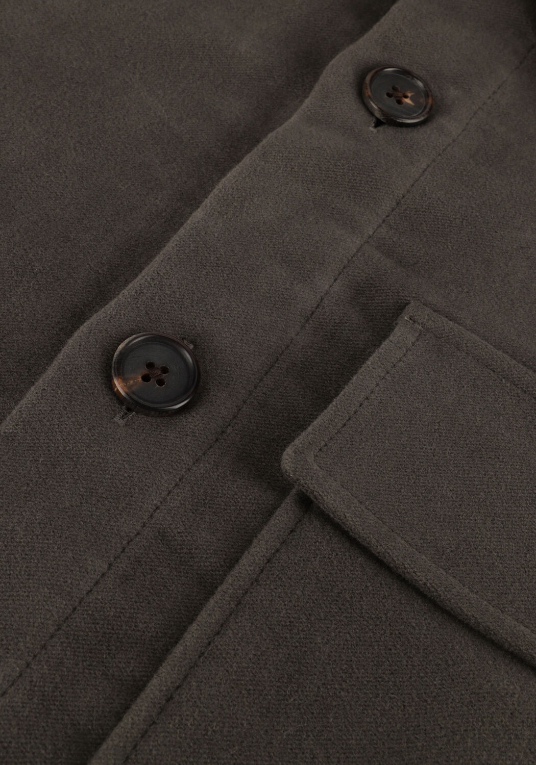 PROFUOMO Surchemise OVERSHIRT en vert - large