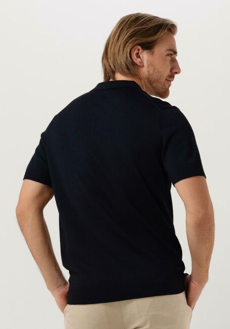 SELECTED HOMME Polo SLHTOWN SS KNIT POLO B Bleu foncé - large