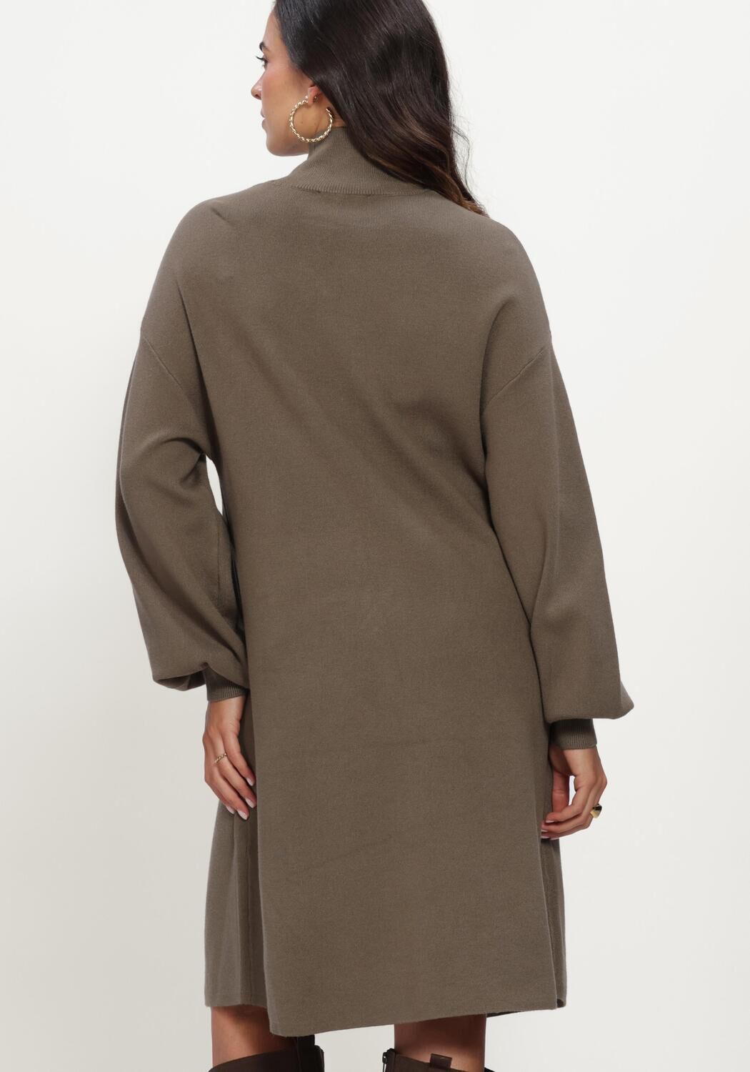 MSCH COPENHAGEN Robe midi MSCHMERCY EAST M DRESS Kaki - large