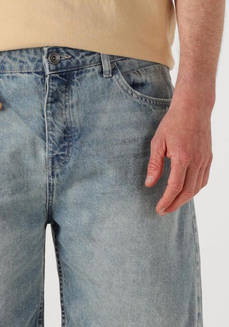 PURE PATH Pantalon courts THE OWEN REGULAR FIT DENIM SHORTS en bleu - large