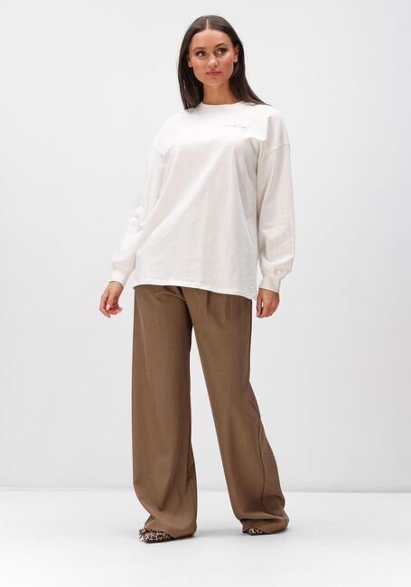 HAUTE L'AMITI&Eacute; Pantalon de jogging MICHELLE TAILOR TIE TALL PANT en marron - large