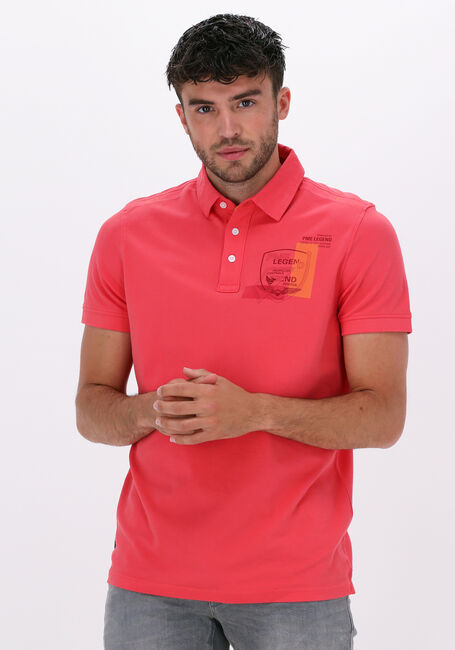 PME LEGEND Polo SHORT SLEEVE POLO STRETCH PIQUE Corail - large