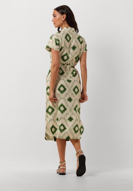 Zand OBJECT Midi jurk OBJBERRY S/S LONG DRESS - large