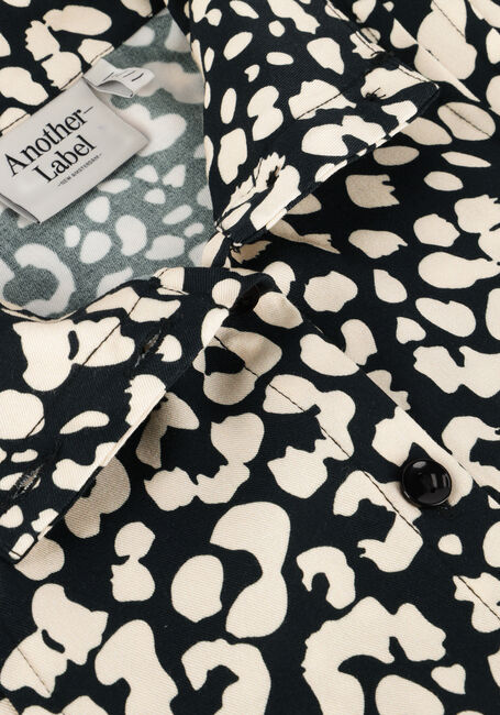 Zwarte ANOTHER LABEL  JUME ANIMAL BLACK SHIRT Zwarte ANOTHER LABEL  JUME ANIMAL BLACK SHIRT - large