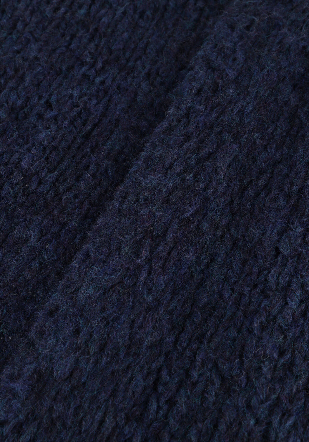 Blauwe SUMMUM Vest KIMONO CARDIGAN RUSTIC MOHAIR BLEND KNIT - large