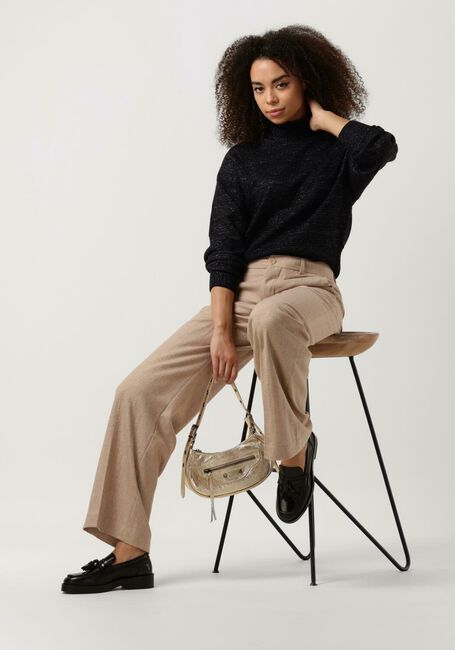 Beige SCOTCH & SODA Pantalon EDIE - HIGH RISE WIDE-LEG TROUSERS IN STRUCTURED QUALITY - large