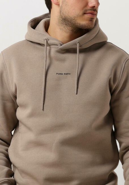 Taupe PURE PATH Sweater ESSENTIAL LOGO HOODIE - large