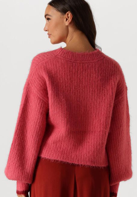 CO'COUTURE CORALEE CROP KNIT Pulls & Gilets en rose - large