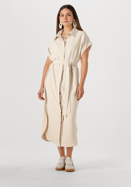 OMODA ATELIER Robe midi OM-BABETTE X BO en beige - large