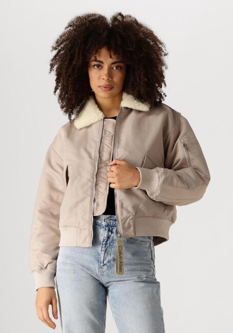 CALVIN KLEIN Jack SATIN AVIATOR en gris - large