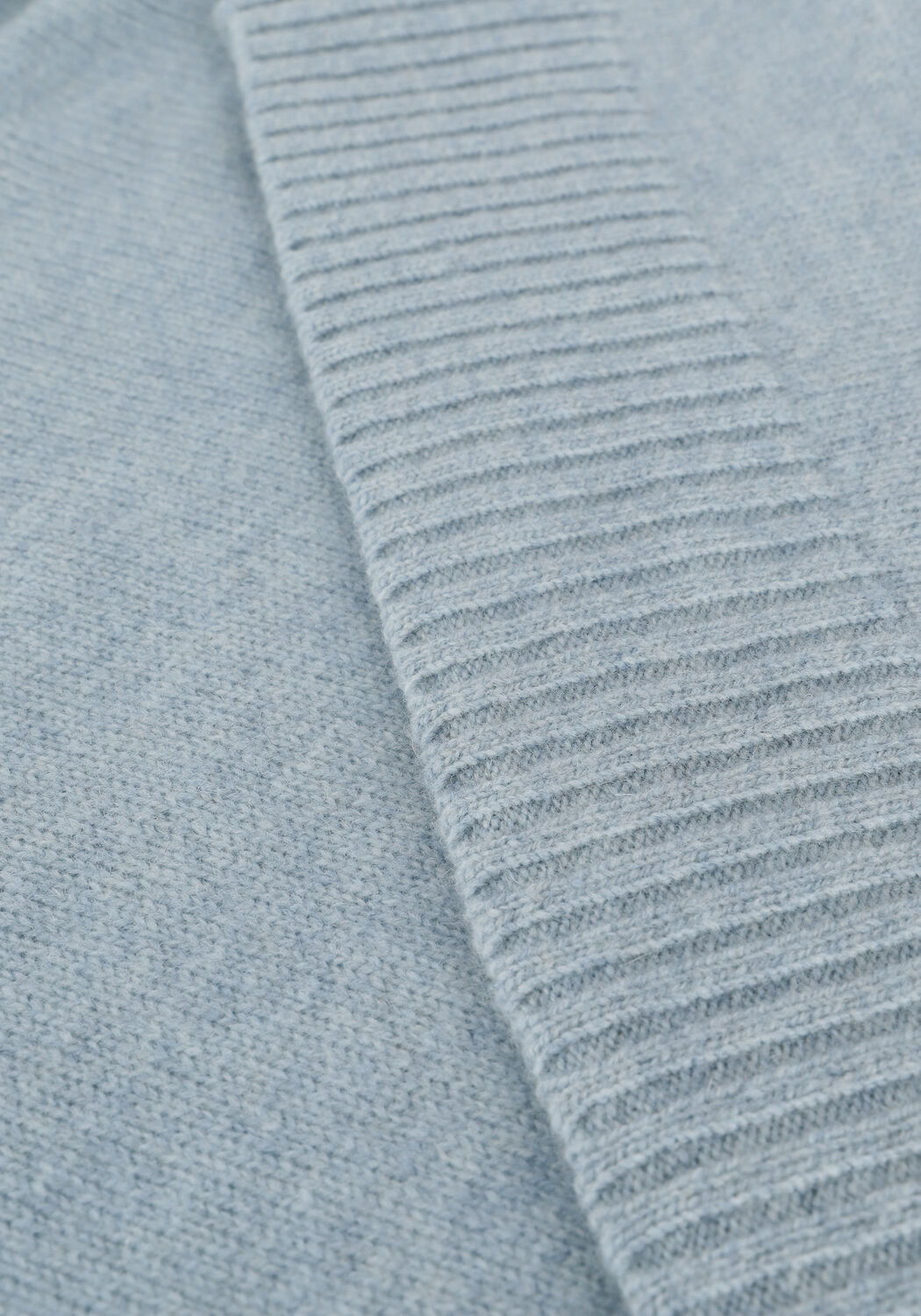 KNIT-TED Col roul&eacute; LOIS PULLOVER Bleu clair - large