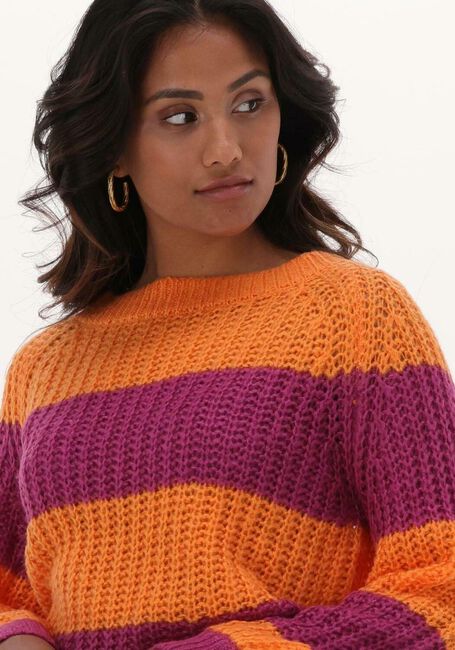 YDENCE Pull KNITTED SWEATER FRANKIE en orange - large