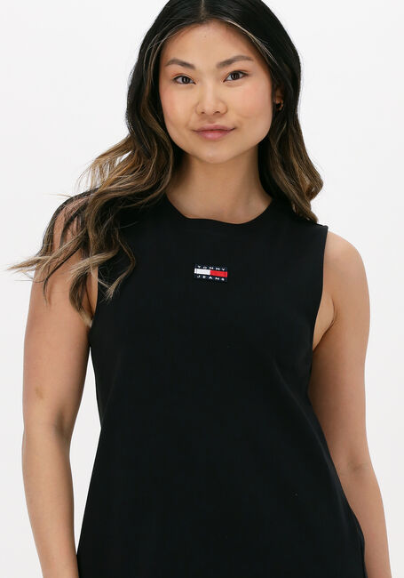 TOMMY JEANS Mini robe TJW BADGE TANK DRESS en noir - large