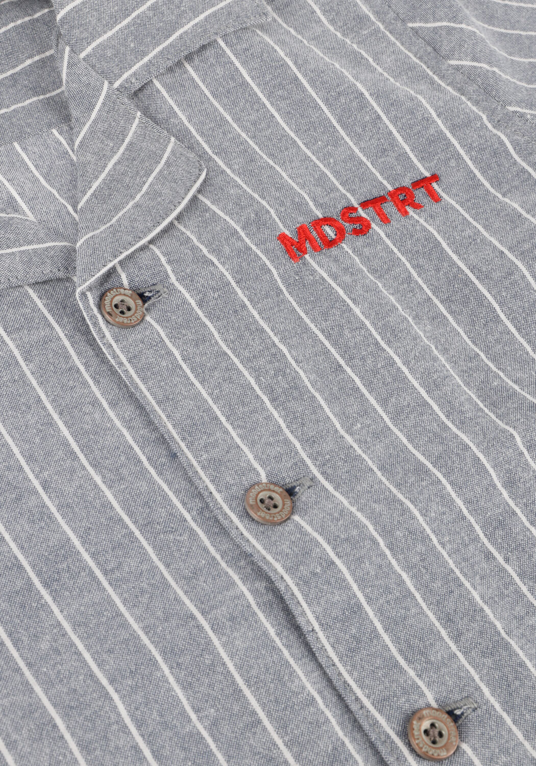 Blauwe MOODSTREET Casual overhemd BOYS SHORT SLEEVE SHIRT - large