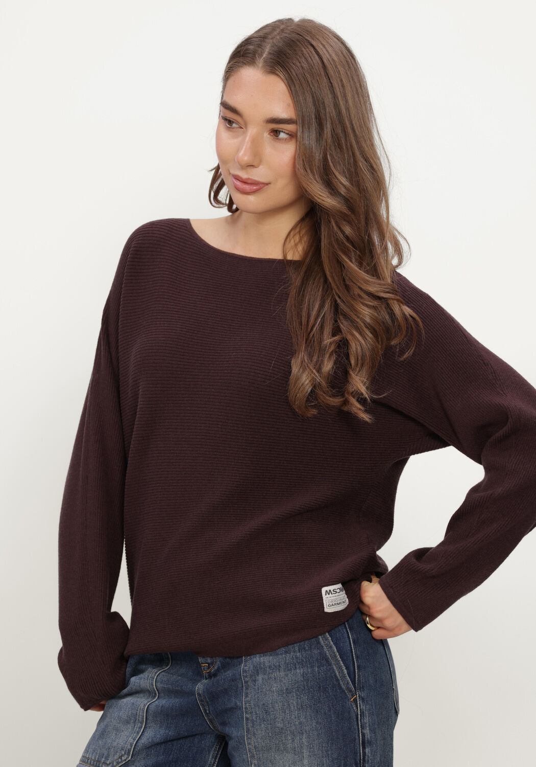 MOSCOW Pull 30-09-LEYA en marron - large