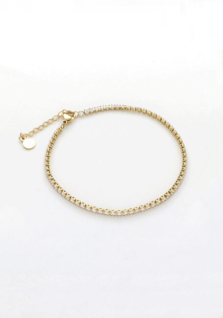 NOTRE-V BRACELET STRASS Bracelet en or - large
