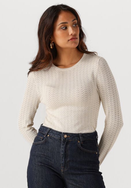 SELECTED WOMEN Pull SLFNAJA TIGHT LS KNIT O-NECK Crème - large