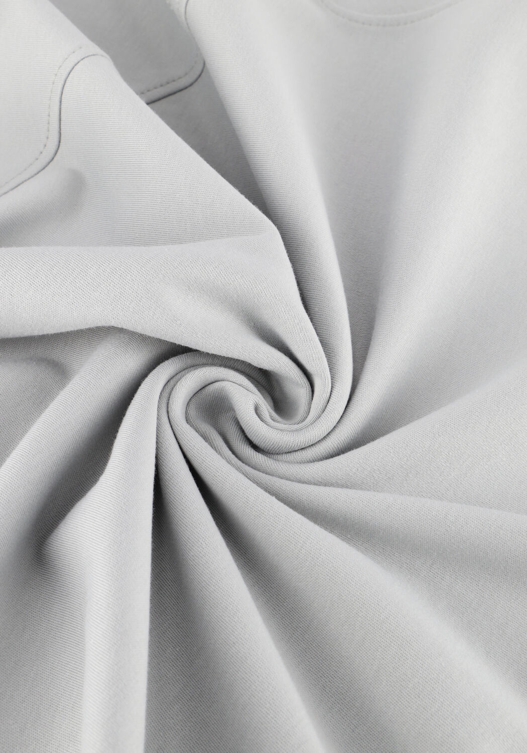 Lichtblauwe CAST IRON T-shirt REGULAR FIT INTERLOCK - large