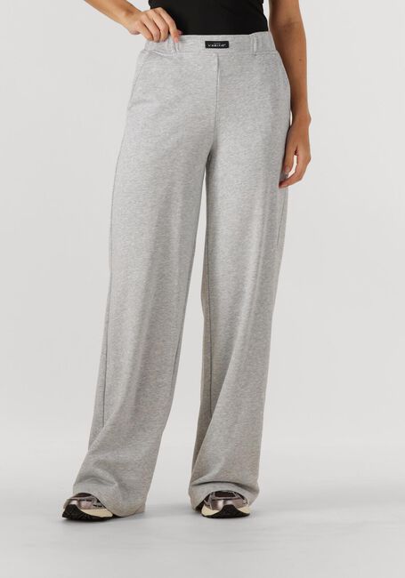 Lichtgrijze HAUTE L'AMITIÉ Wijde broek MINI CURVE LOOSE TALL PANT - large