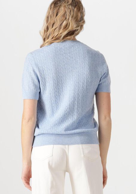 Blauwe TOMMY HILFIGER Top MINI CABLE C-NK CARDI SS - large