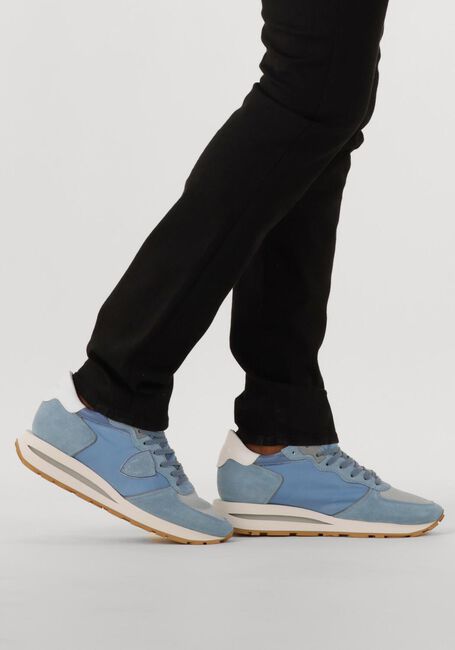 Blauwe PHILIPPE MODEL Sneakers TROPEZ HAUTE LOW MAN - large