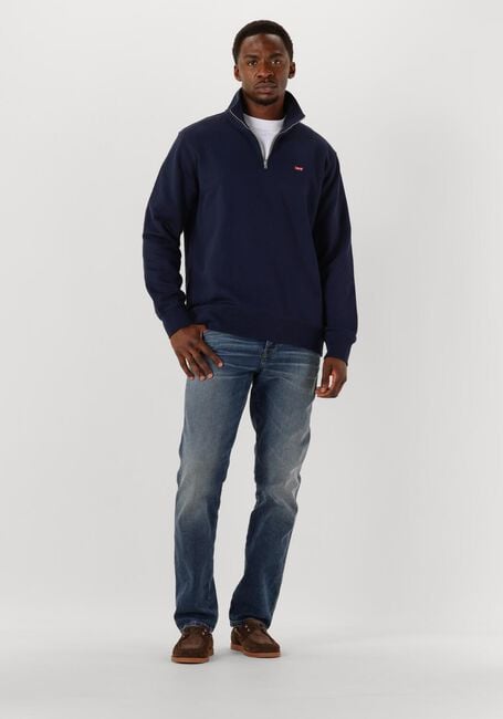 LEVI'S Chandail ORIGINAL HM 1/4 ZIP Bleu foncé - large