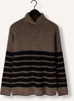 GESTUZ Col roulé ALPHAGZ STRIPED ROLLNECK en marron GESTUZ Col roulé ALPHAGZ STRIPED ROLLNECK en marron - medium